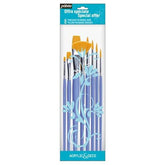 Pebeo Acrylic & Deco Set of 8 Brushes Round, Flat & Fan - Al Masam Stationery LLC